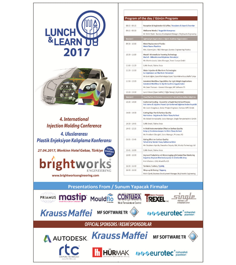 Conference Program Lunch&learn 2017