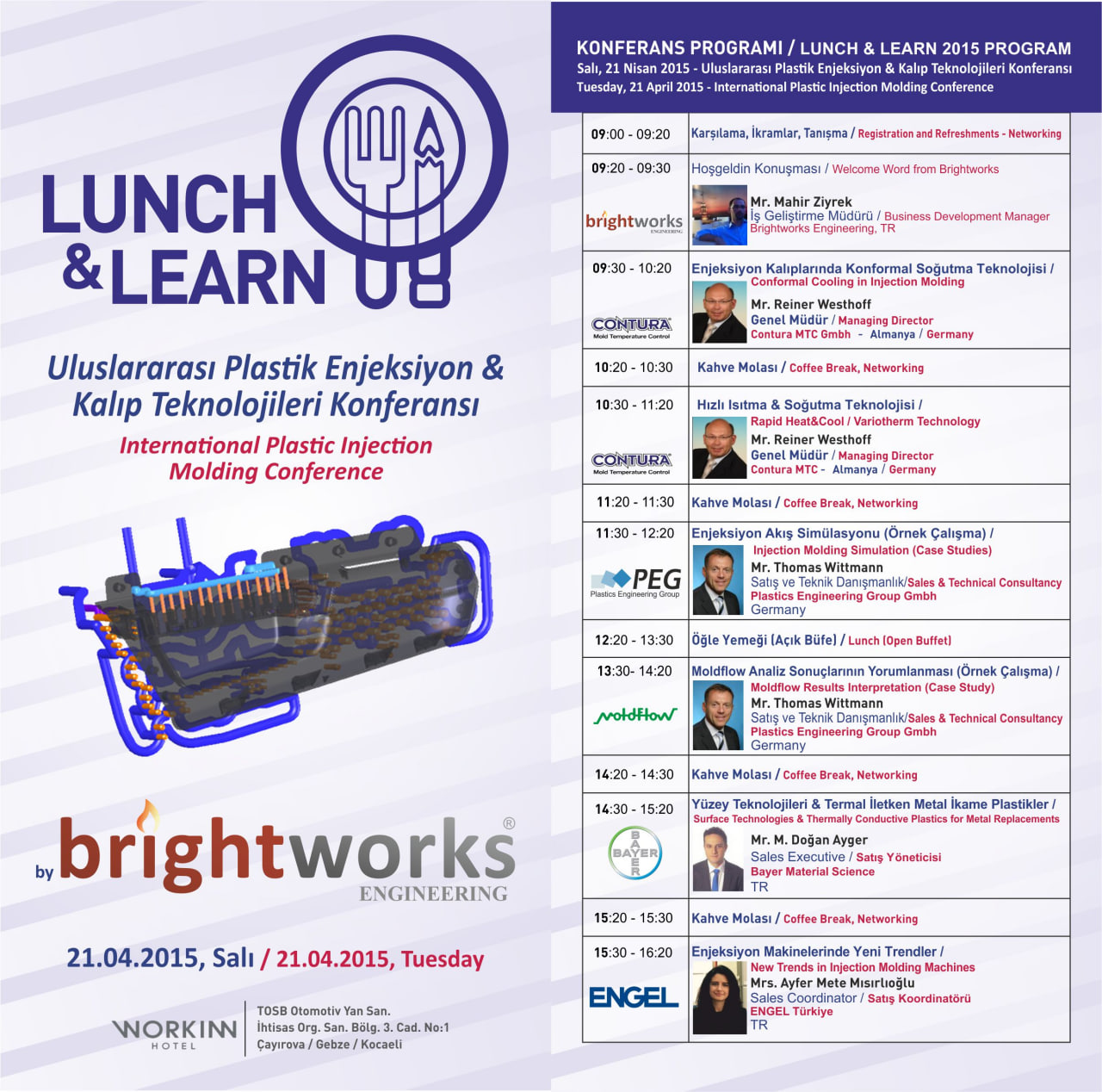 Conference Program Lunch&learn 2015