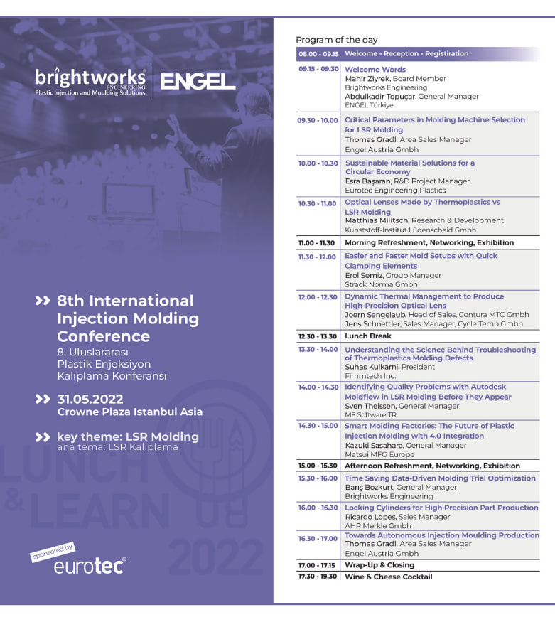 Conference Program Lunch&learn 2022